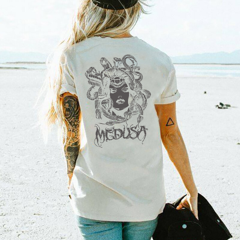 PERSONALIZED MEDUSA PRINT T-SHIRT