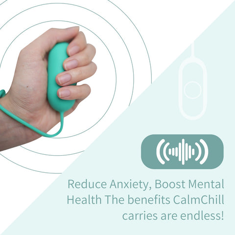 The Chill Pill® Handheld Sleep Aid - Improves Sleep, Relieves Mood, Vitality, Adjustable Massage Intensity, Portable and Easy to Carry